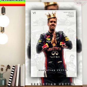 Sebastian Vettel V5 Retirement F1 At The End Of 2022 Season Home Decor Poster Canvas