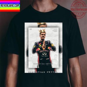 Sebastian Vettel V5 Retirement F1 At The End Of 2022 Season Unisex T-Shirt
