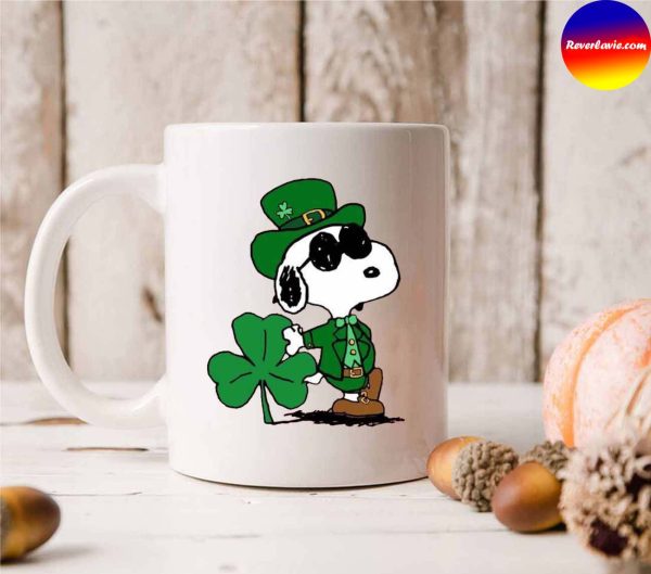 Shamrock Snoopy St Patricks Day Mug