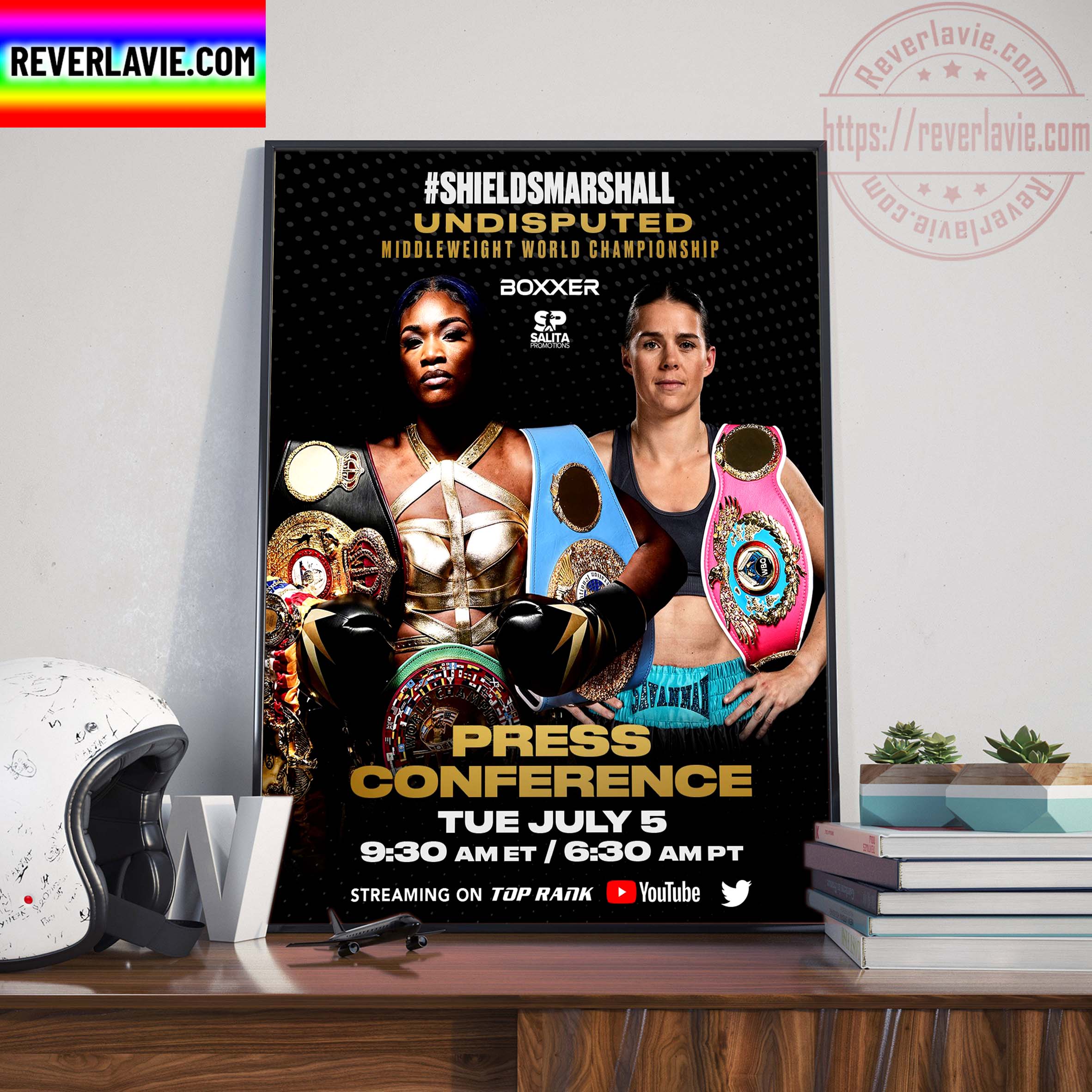 Shieldsmarshall Undisputed Middleweight World Championship Boxxer Salita Promotions Press Conference Home Decor Poster Canvas Shieldsmarshall Undisputed Middleweight World Championship Boxxer Salita Promotions Press Conference Home Decor Poster Canvas