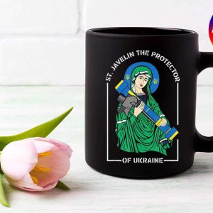St Javelin Saint Javelin Protector of Ukraine Support Mug