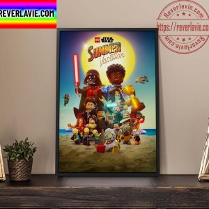 Star Wars Summer Vacation Lego The Official Poster Home Decor Poster Canvas