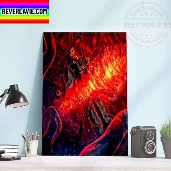 Stranger Things 4 Bye Bye Jason Fan Art Home Decor Poster Canvas