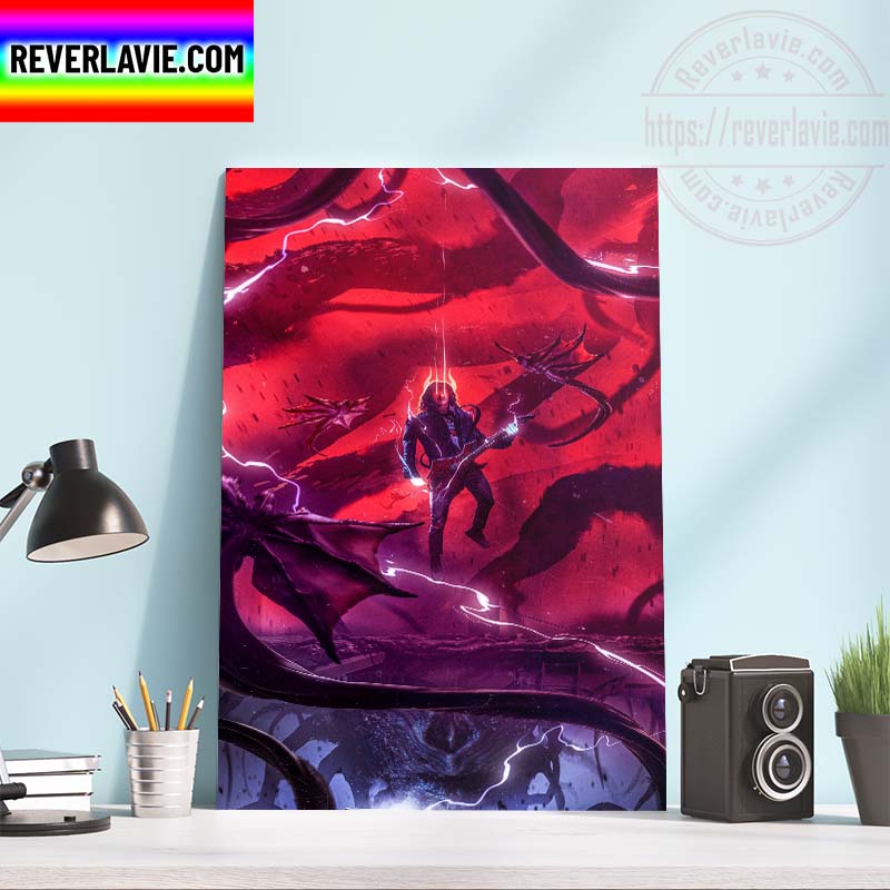 Stranger Things 4 Eddie Munson Fan Art Home Decor Poster Canvas Stranger Things 4 Eddie Munson Fan Art Home Decor Poster Canvas