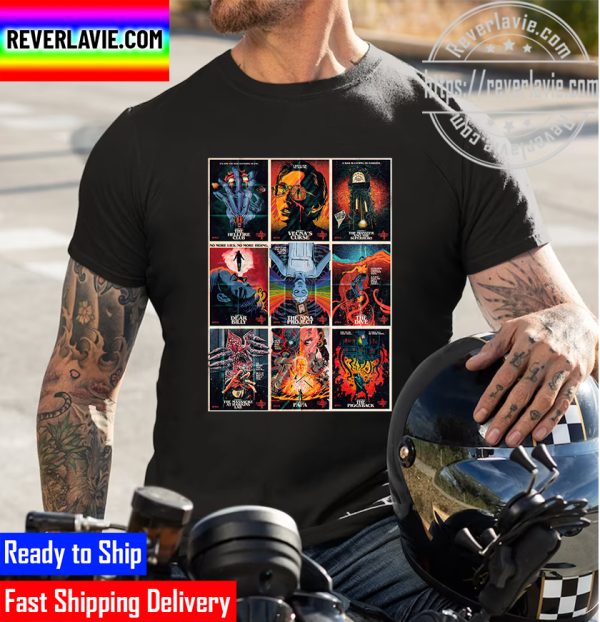 Stranger Things 4 Full Chapter 1-9 Official Poster Gift For Fan Unisex T-Shirt