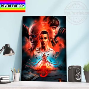 Stranger Things 5 Hawkins Will Fall New Official Poster Home Decor Poster Canvas