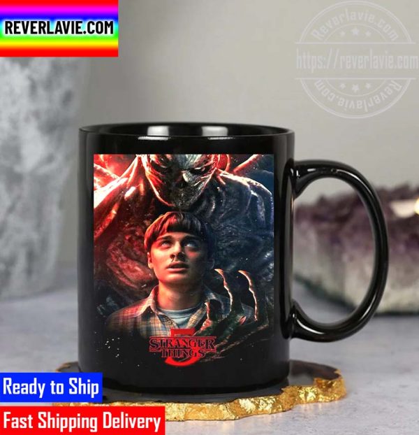 Stranger Things 5 Hawkins Will Fall Season 5 Style Coffee Mug