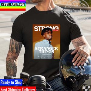 Stranger Things Caleb Mclaughlin Turning Hollywood Upside Down Unisex T-Shirt