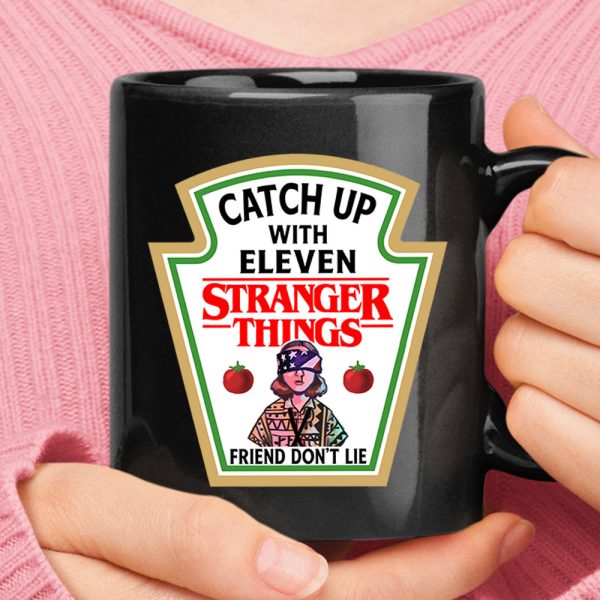 Stranger Things Eleven Ketchup Bottle Mug