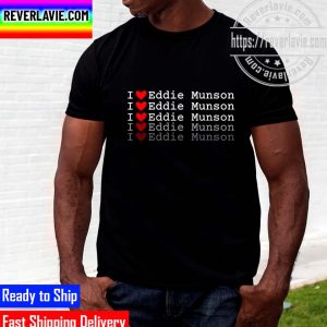 Stranger Things I Love Eddie Munson Unisex T-Shirt