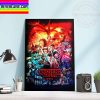Stranger Things 5 Hawkins Will Fall One Last Time S5 2024 Home Decor Poster Canvas