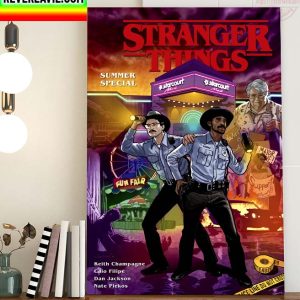 Stranger Things Summer Special Fan Art Home Decor Poster Canvas