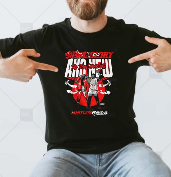 Swerve in Our Glory And New Tag Team Champions T-shirt