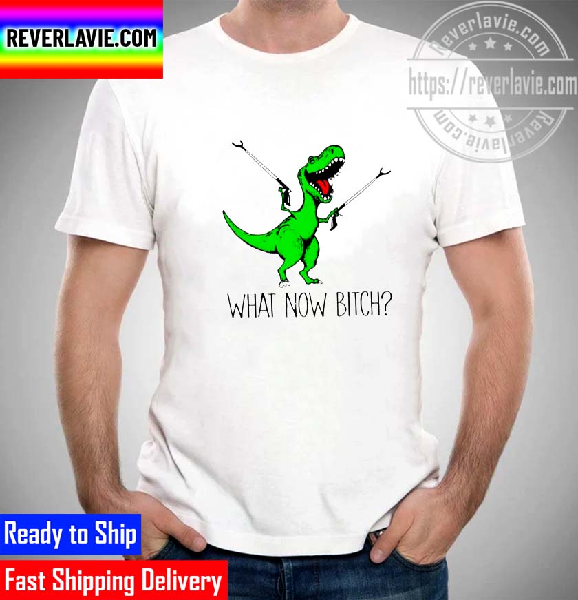 T-Rex What Now Bitch Funny Unisex T-Shirt T-Rex What Now Bitch Funny Unisex T-Shirt