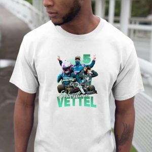 Thank You Sebastian Vettel 5 Happy Retirement Vintage T-shirt