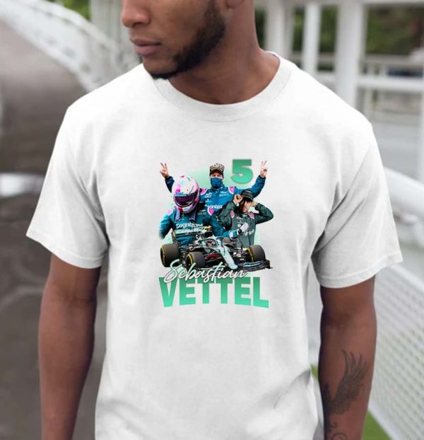 Thank You Sebastian Vettel 5 Happy Retirement Vintage T-shirt