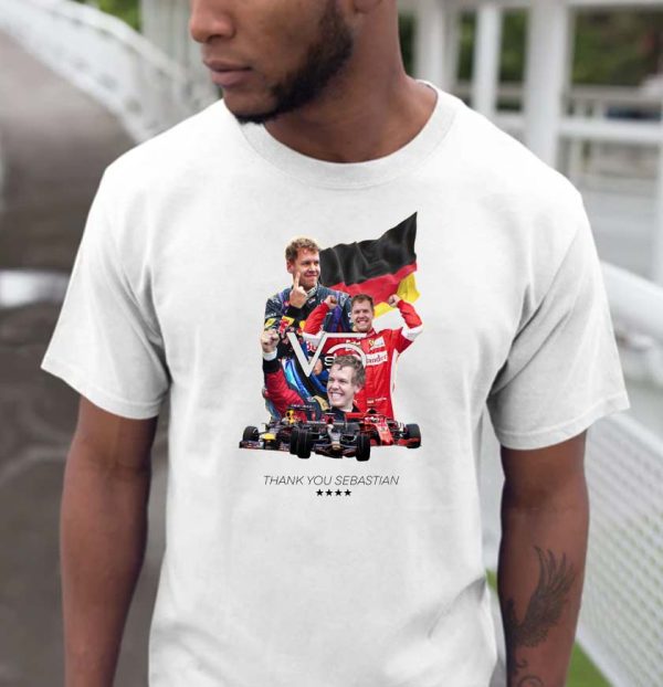 Thank You Sebastian Vettel V5 Retire from F1 T-shirt