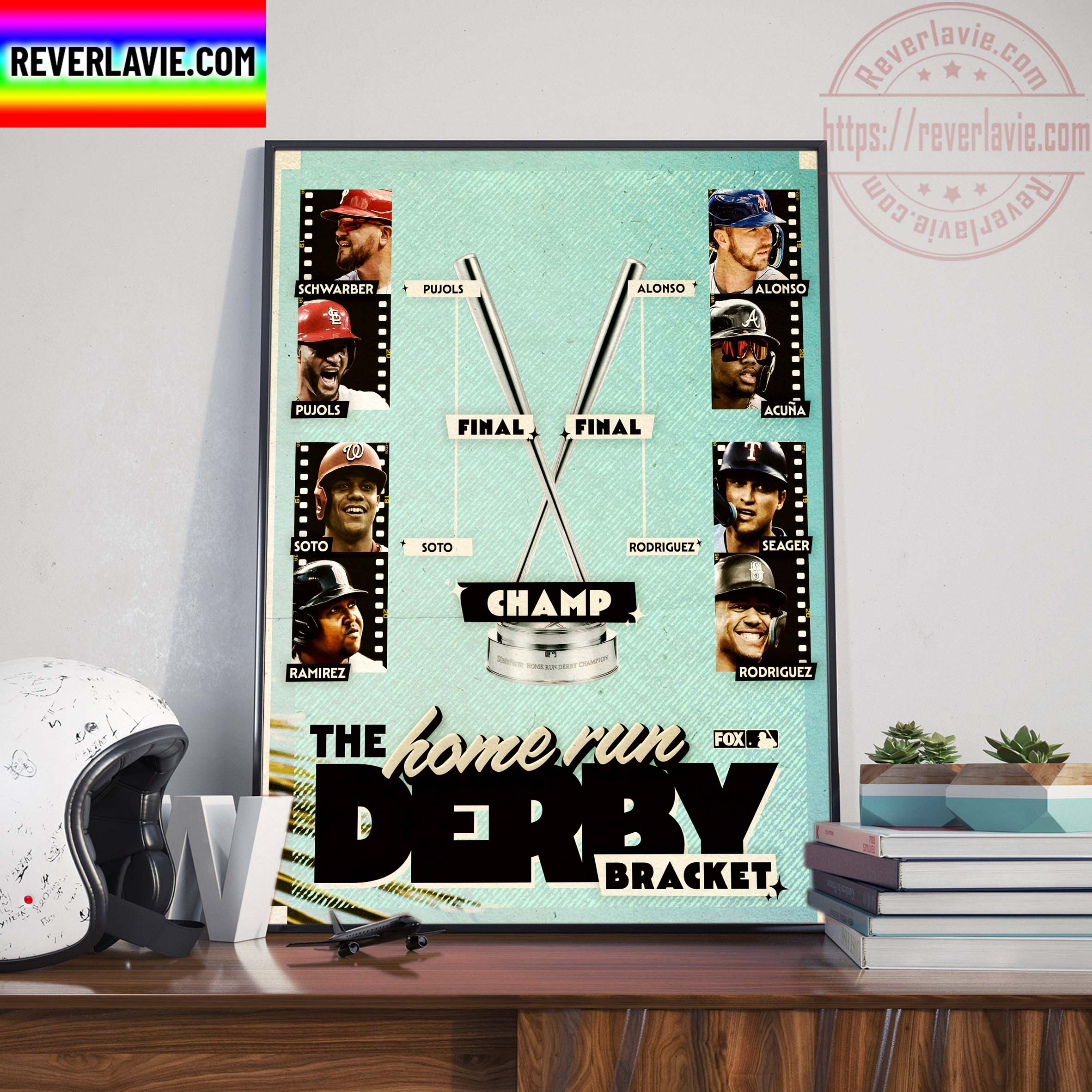 The 2022 Home Run Derby Bracket Champions Home Decor Poster Canvas The 2022 Home Run Derby Bracket Champions Home Decor Poster Canvas