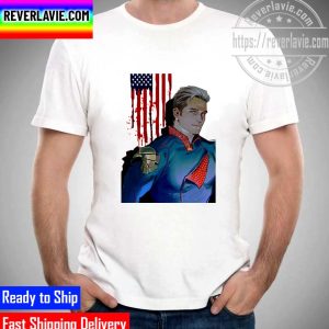 The Boys Homelander x America Blood Flag Unisex T-Shirt