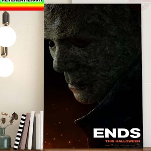 The First Poster For Halloween Ends Home Decor Poster Canvas