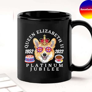 The Queens Elizabeth Platinum Jubilee Corgi Mug