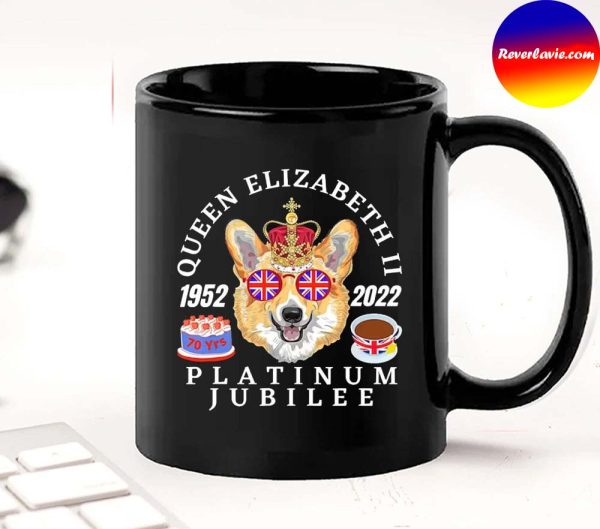 The Queens Elizabeth Platinum Jubilee Corgi Mug