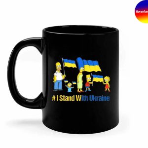 The Simpsons I stand with Ukraine Mug