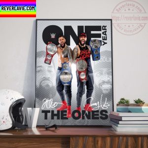 The WWE Usos Smack Down Tag Team Championship Home Decor Poster Canvas