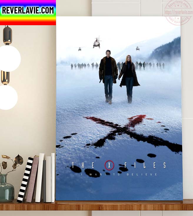 The X-Files I Want to Believe Home Decor Poster Canvas The X-Files I Want to Believe Home Decor Poster Canvas