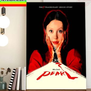 The X Traordinary Origin Story Mia Goth Pearl Home Decor Poster Canvas