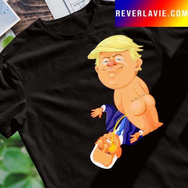 Trump Piss On Biden Funny shirt