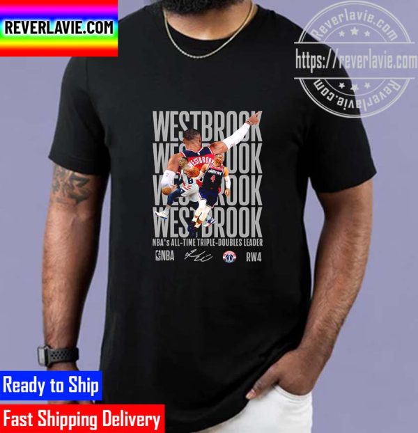 Typography Russell Westbrook NBA Basketball Design Unisex T-Shirt