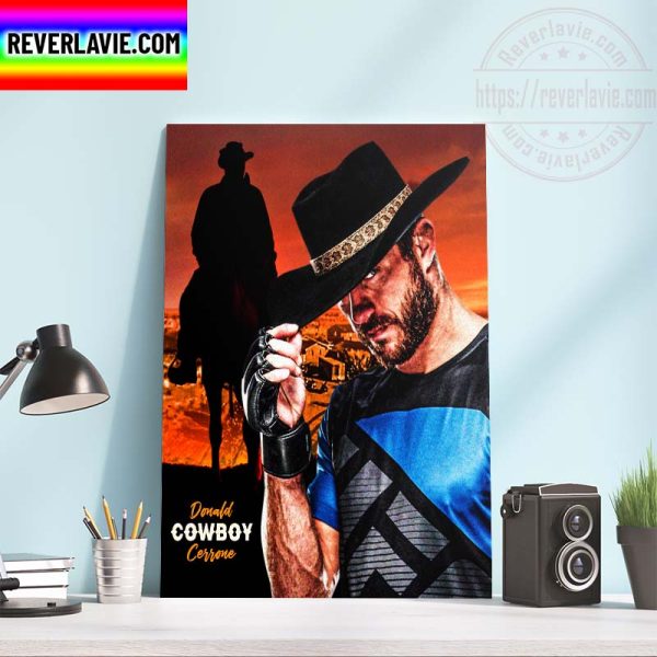 UFC 276 Donald Cowboy Cerrone Rides Into The Sunset Home Decor Poster Canvas