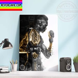 UFC 276 Israel Adesanya Remains The UFC Middleweight Champions Winner Home Decor Poster Canvas