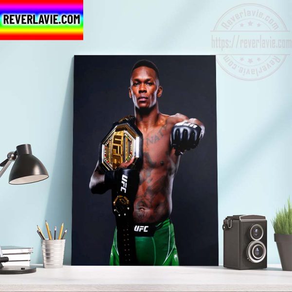 UFC 276 Israel Adesanya UFC Middleweight Champions Winner Home Decor Poster Canvas