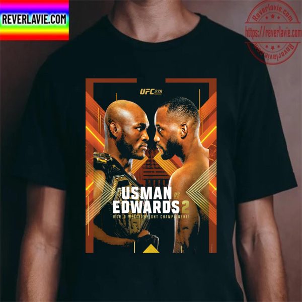 UFC 278 Usman vs Edwards 2 World Welterweight Championship Unisex T-Shirt