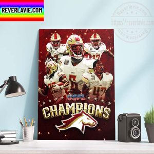 USFL United States Football League Champions Birmingham Stallions Champions Home Decor Poster Canvas