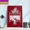 USFL United States Football League Champions Birmingham Stallions Champions Home Decor Poster Canvas