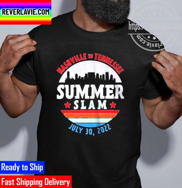 Vintage Nashville Tennessee WWE SummerSlam 2022 Unisex T-Shirt
