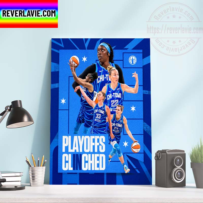 WNBA Skytown Chicago Sky Playoffs Clinched Home Decor Poster Canvas WNBA Skytown Chicago Sky Playoffs Clinched Home Decor Poster Canvas
