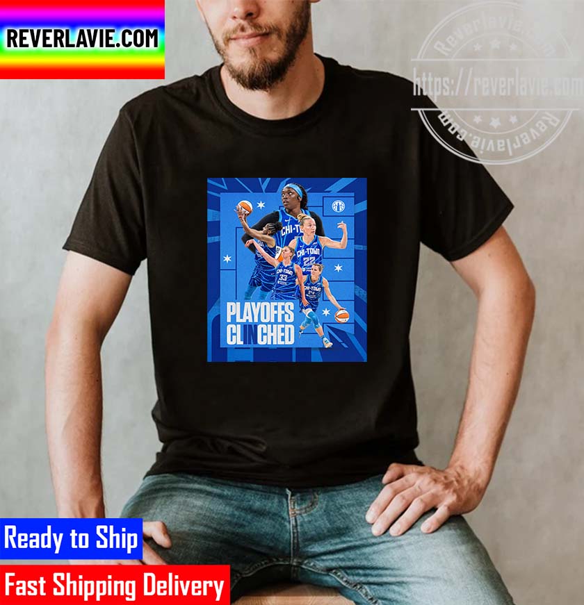 WNBA Skytown Chicago Sky Playoffs Clinched Unisex T-Shirt WNBA Skytown Chicago Sky Playoffs Clinched Unisex T-Shirt