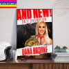 WWE And Still Raw Women’s Champion Bianca Belair Home Decor Poster Canvas