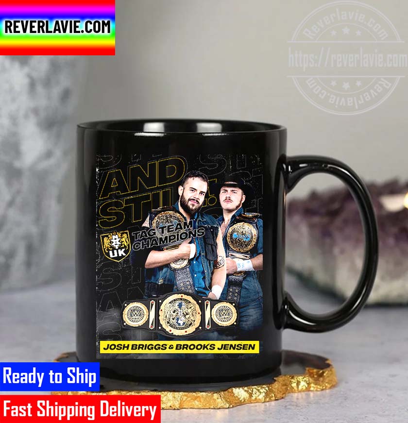 WWE And Still NXT UK Tag Team Champions Josh Briggs & Brooks Jensen Mug WWE And Still NXT UK Tag Team Champions Josh Briggs & Brooks Jensen Mug