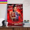 WWE And Still WWE Raw Women’s Champion Bianca Belair Home Decor Poster Canvas