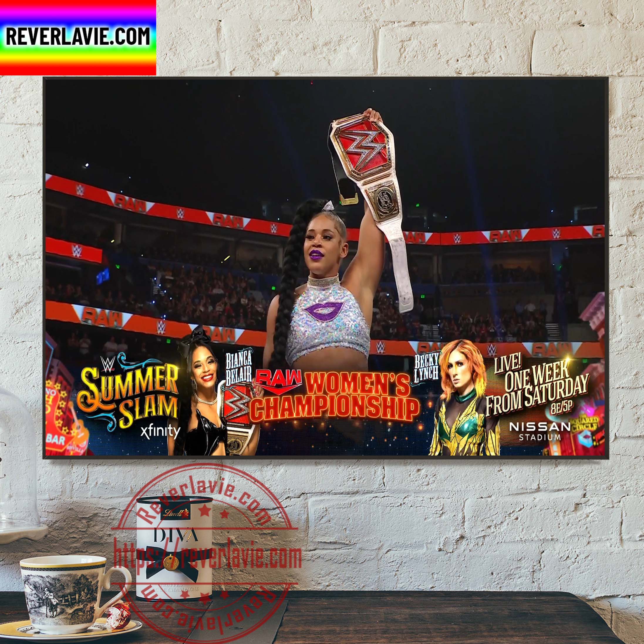 WWE And Still WWE Raw Women's Champion Bianca Belair Home Decor Poster Canvas WWE And Still WWE Raw Women's Champion Bianca Belair Home Decor Poster Canvas