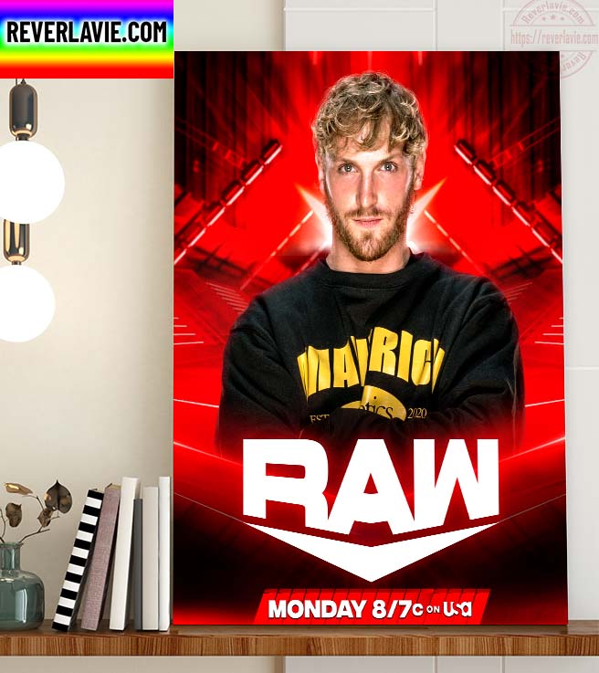 WWE Logan Paul Return To WWE Raw Home Decor Poster Canvas WWE Logan Paul Return To WWE Raw Home Decor Poster Canvas