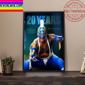 WWE Raw 20 Years Rey Mysterio Month Of Mysterio Home Decor Poster Canvas