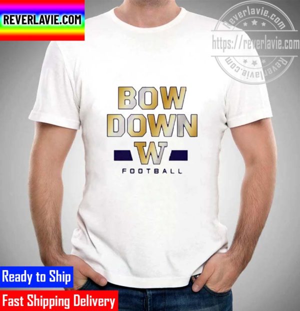 Washington Huskies Football Bow Down Unisex T-Shirt