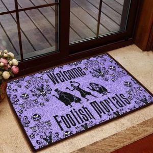 Welcome Foolish Mortals Disney Outdoor Doormat