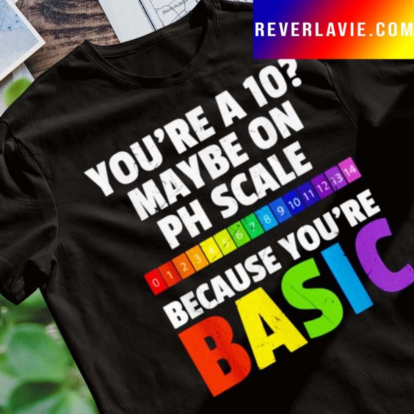 You’re A 10 maybe on PH scale because you’re basic shirt